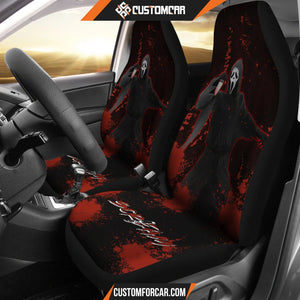 Ghostface Scream Car Seat Covers Horror Movie Car