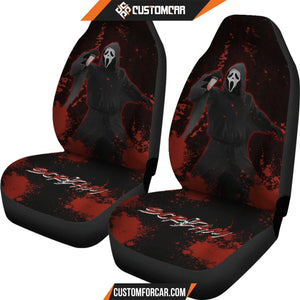 Ghostface Scream Car Seat Covers Horror Movie Car