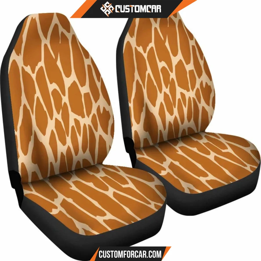 Giraffe Skin Print Car Seat Covers Decor For Car Ideas 