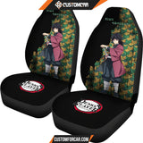 Giyu Tomioka Demon Slayer Car Seat Covers Anime Car