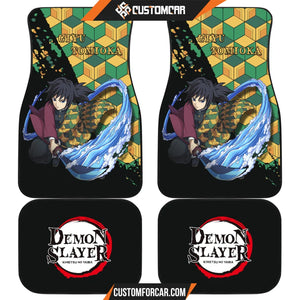 Giyuu Tomioka Demon Slayer Car Floor Mats Anime Car