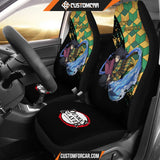 Giyuu Tomioka Demon Slayer Car Seat Covers Anime Car