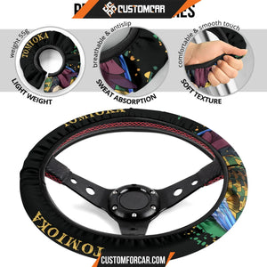 Giyuu Tomioka Demon Slayer Steering Wheel Cover Anime Car