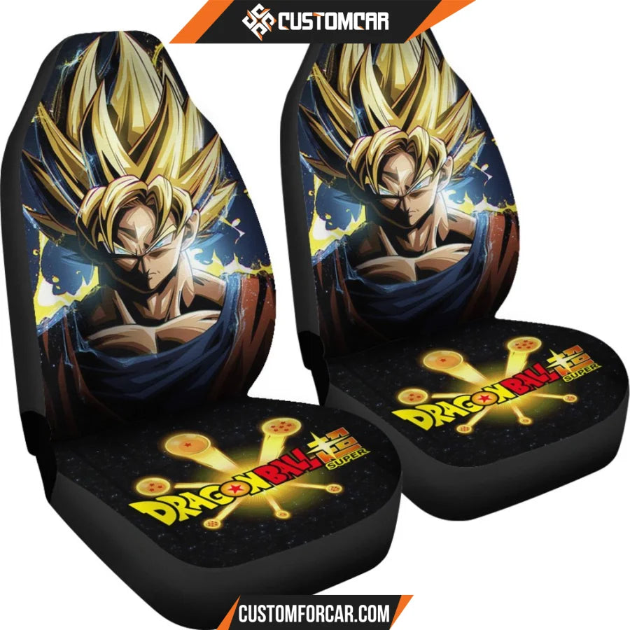 Goku Art Dragon Ball Car Seat Covers Manga Car Decor R031311