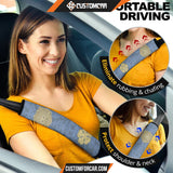 Golden Dawn Seat Belt Covers Custom Black Clover Anime Car 