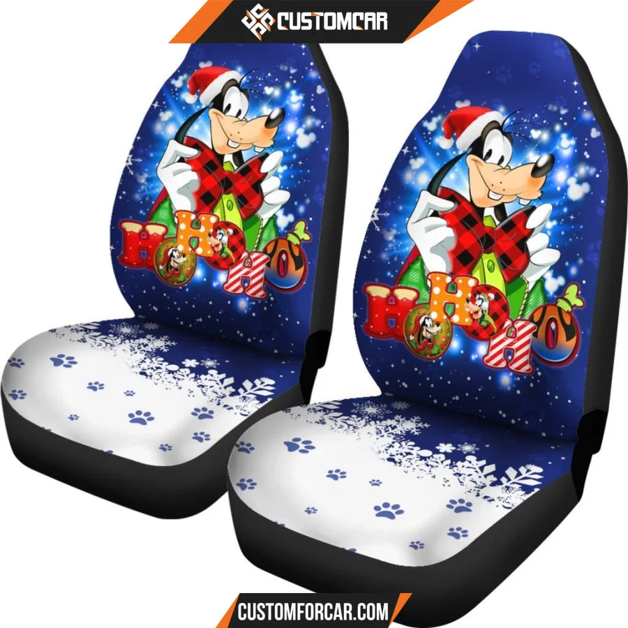 Goofy Christmas Car Seat Covers R031318 - Car Seat Covers - 