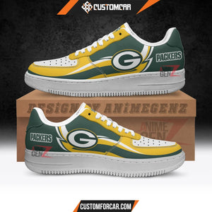 Green Bay Packers Air Sneakers NFL Custom Sports Shoes