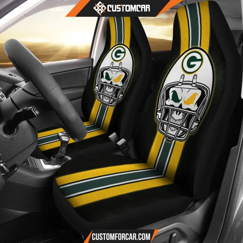 Green Bay Packers Black Car Seat Cover