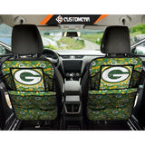 Green Bay Parkers Cartoon Back Seat Organizer Green Bay 