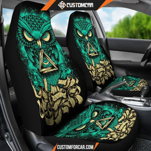 Green Luxury Owl Car Seat Covers DECORINCAR