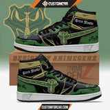 Green Mantis JD Sneakers Black Clover Custom Anime Shoes