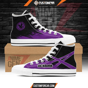 Haikyuu Shiratorizawa High Top Shoes Custom Anime Shoes