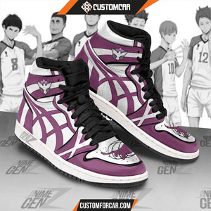 Haikyuu Shiratorizawa Team JD Sneakers Custom Anime Shoes