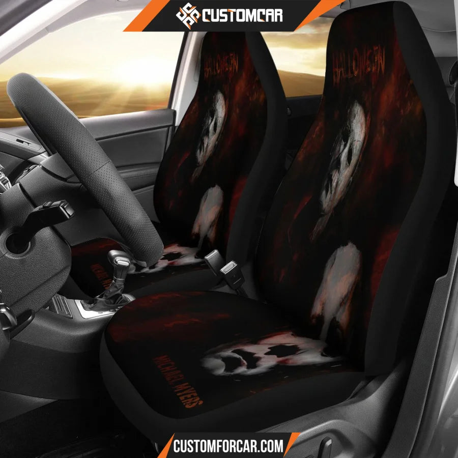 Halloween Michael Myers Horror Movie Car Seat Covers R031319