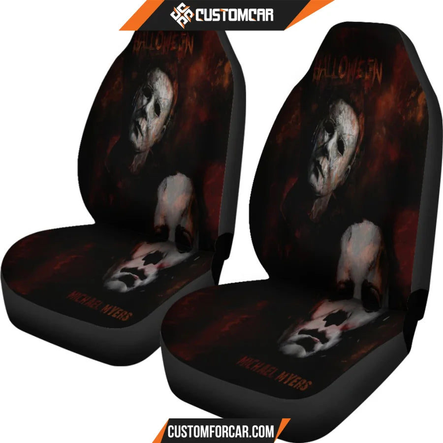 Halloween Michael Myers Horror Movie Car Seat Covers R031319