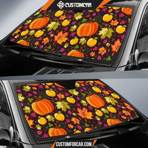 Halloween Pumpkin Auto Sun Shades