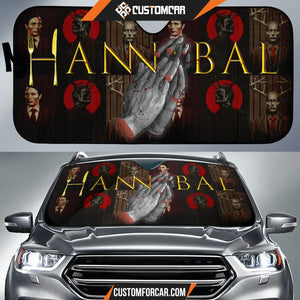Hannibal Car Sun Shade Horror Movie Car Accessories Custom