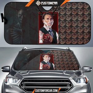 Hannibal Car Sun Shade Horror Movie Car Accessories Custom