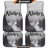 Harry Potter Car Floor Mats | Always Deer Snape Black And 