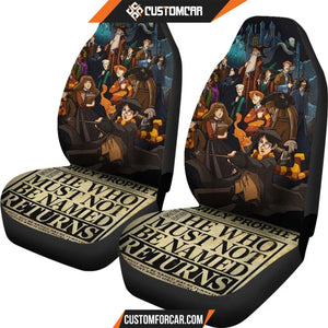 Harry Potter Car Seat Covers | Harry Potter Characters Newspaper Seat Covers R011607 DECORINCAR 4