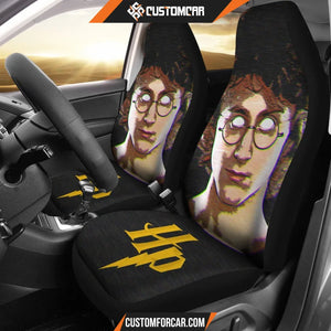 Harry Potter Car Seat Covers | Creepy Potter Face Seat Covers R011604 DECORINCAR 1