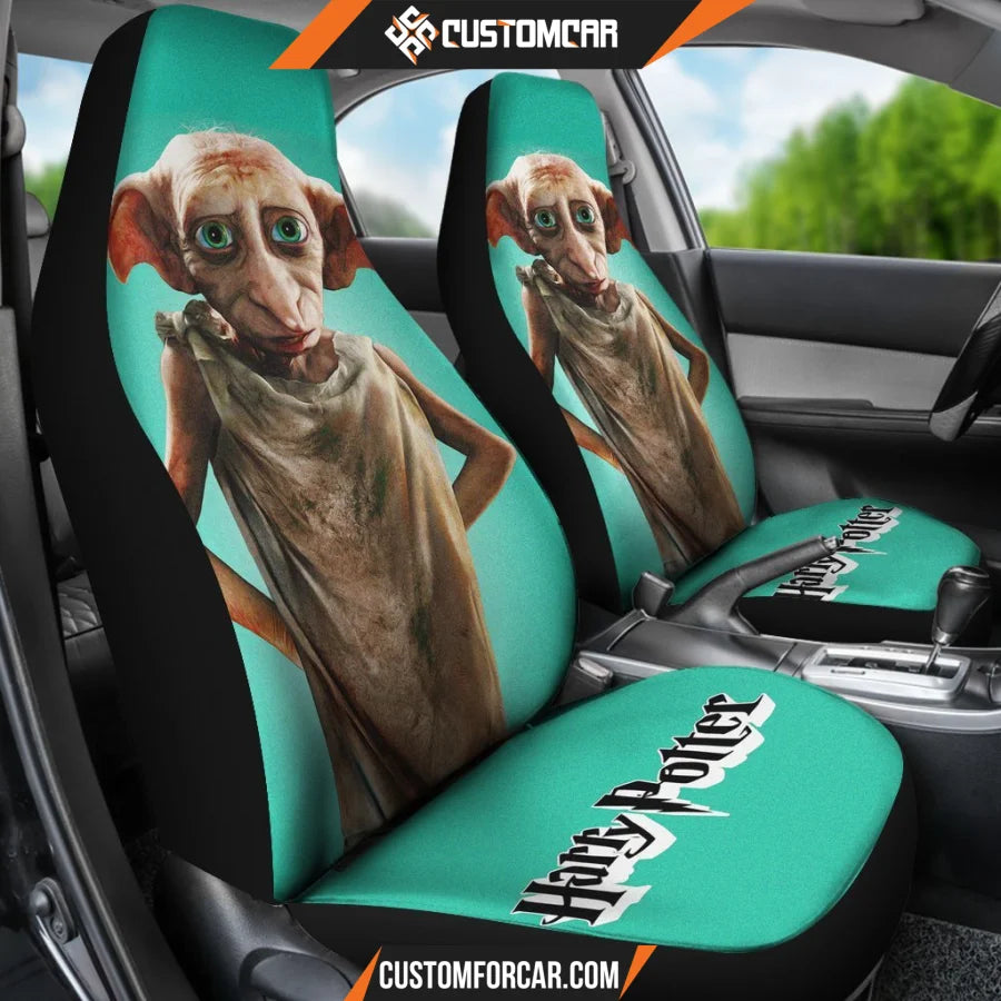 Harry Potter Car Seat Covers | Cute Dobby Green Seat Covers R011605 DECORINCAR 3