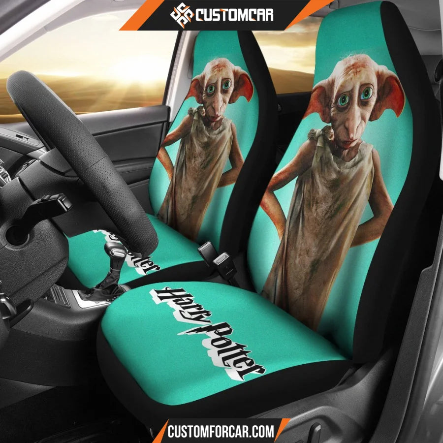 Harry Potter Car Seat Covers | Cute Dobby Green Seat Covers R011605 DECORINCAR 1