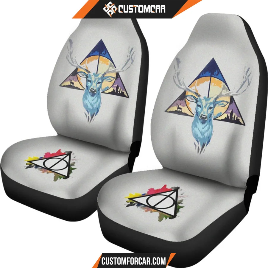 Harry Potter Car Seat Covers - Deer Snape Custom Design Seat