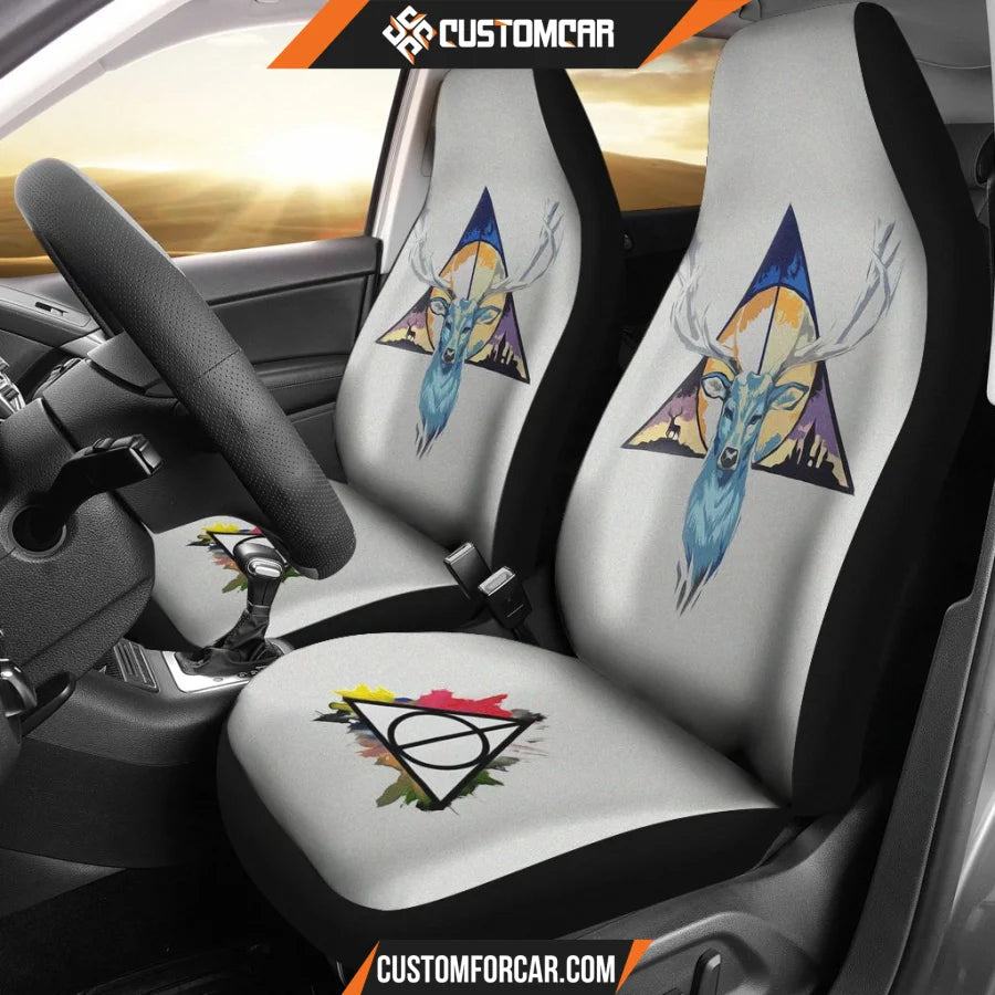 Harry Potter Car Seat Covers - Deer Snape Custom Design Seat