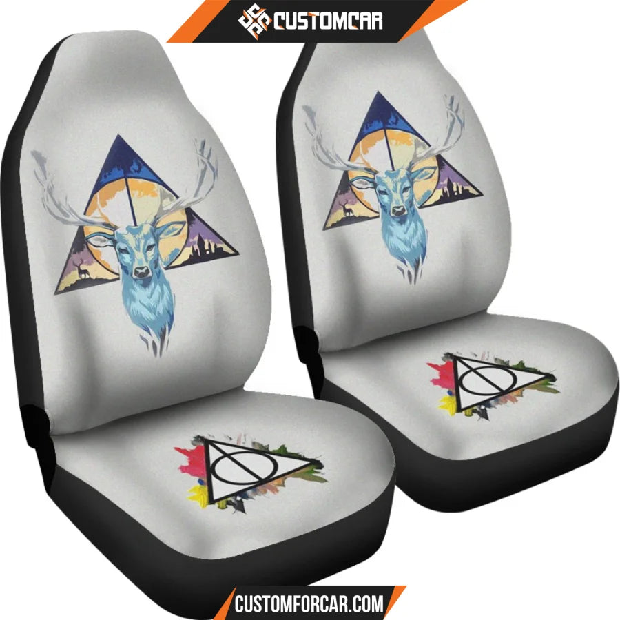 Harry Potter Car Seat Covers - Deer Snape Custom Design Seat