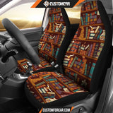Harry Potter Car Seat Covers | Hogwarts Bookshelf Seat Covers R011610 DECORINCAR 1