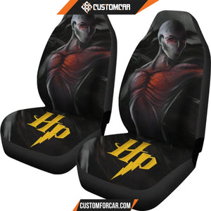 Harry Potter Car Seat Covers | Horror Voldemort Artwork Seat Covers R011613 DECORINCAR 4