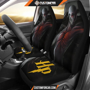 Harry Potter Car Seat Covers | Horror Voldemort Artwork Seat Covers R011613 DECORINCAR 1
