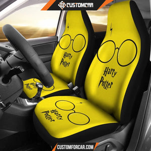Harry Potter Car Seat Covers - Minimal Harry Potter Glasses 