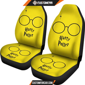 Harry Potter Car Seat Covers - Minimal Harry Potter Glasses 