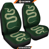 Harry Potter Car Seat Covers | Slytherin Big Snake Green Seat Covers R011616 DECORINCAR 4