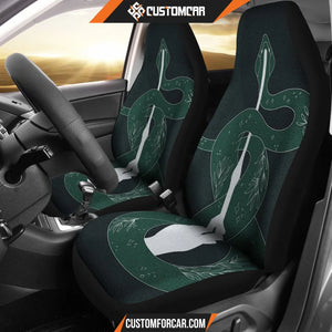 Harry Potter Car Seat Covers - Voldemort With Slytherin 