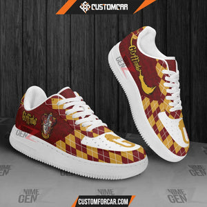 Harry Potter Gryffindor Air Force Sneakers Custom Anime
