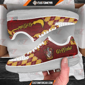 Harry Potter Gryffindor Air Force Sneakers Custom Anime