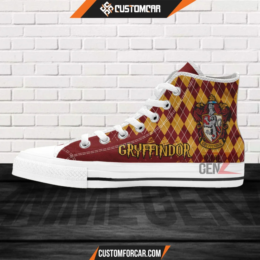 Harry Potter Gryffindor High Top Shoes Custom Anime Shoes