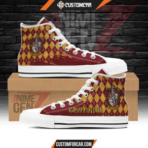 Harry Potter Gryffindor High Top Shoes Custom Anime Shoes