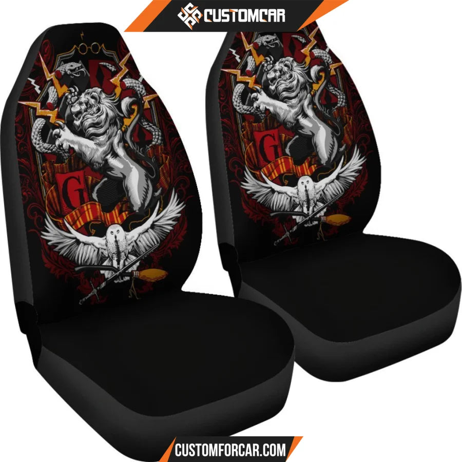 Harry Potter House Crest Car Seat Covers - Car Seat Covers -
