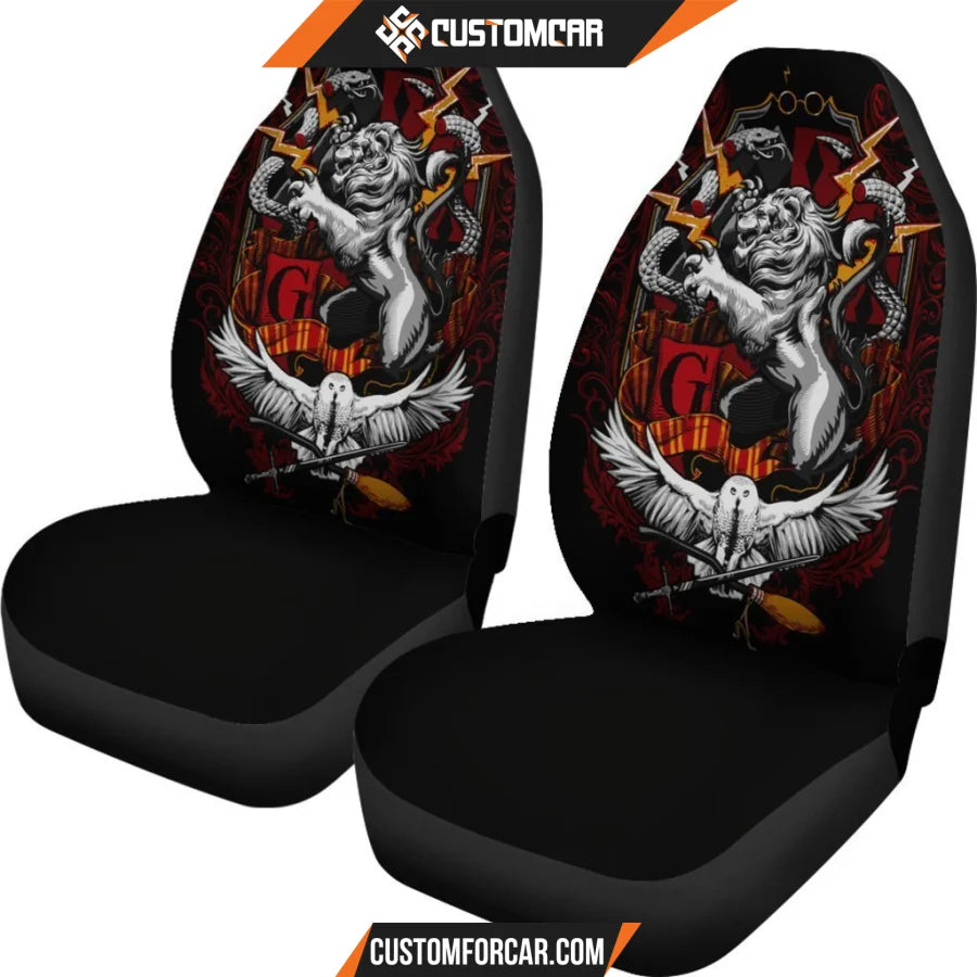 Harry Potter House Crest Car Seat Covers - Car Seat Covers -