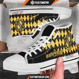 Harry Potter Hufflepuff High Top Shoes Custom Anime Shoes