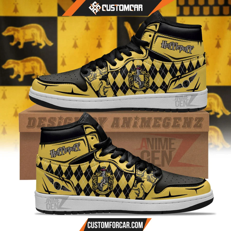 Harry Potter Hufflepuff JD Sneakers Custom Anime Shoes