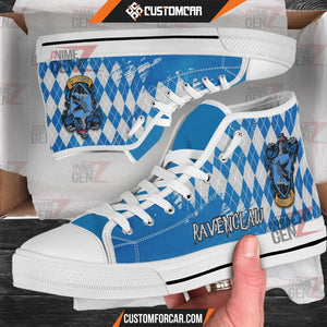 Harry Potter Ravenclaw High Top Shoes Custom Anime Shoes