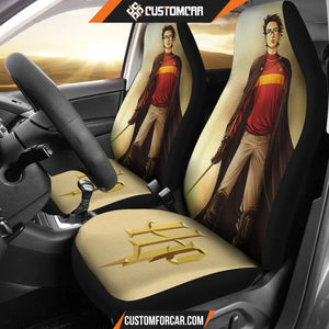 Harry Potter Seat Covers | Harry Vs Voldemort Ready For Battle Seat Covers R021911 DECORINCAR 1