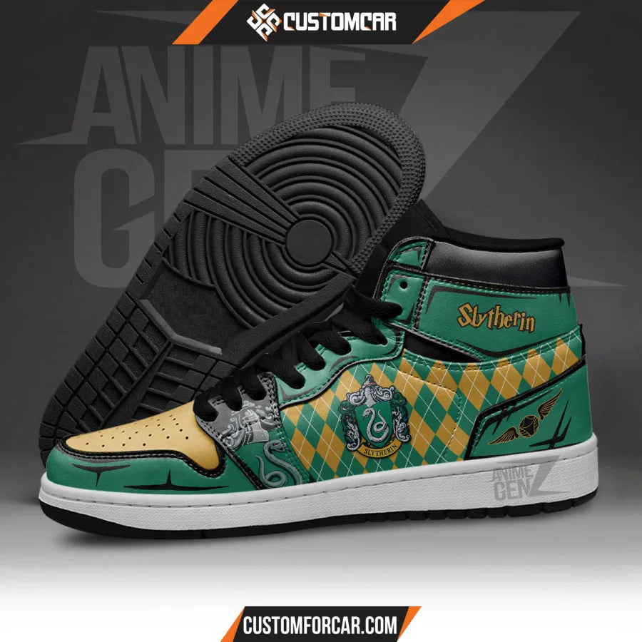 Harry Potter Slytherin JD Sneakers Custom Anime Shoes