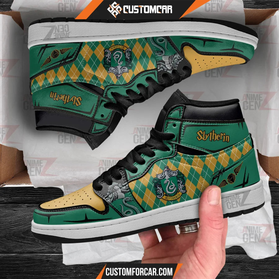 Harry Potter Slytherin JD Sneakers Custom Anime Shoes