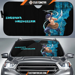 Hashibira Inosuke Demon Slayer Car Sun Shade Anime Car